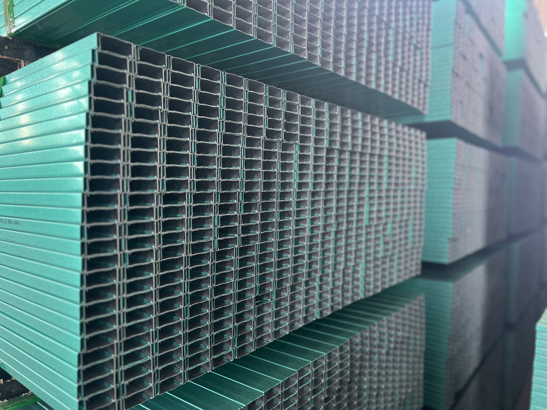 Galvanized light steel keel framing system for drywall partitions and suspended ceilings